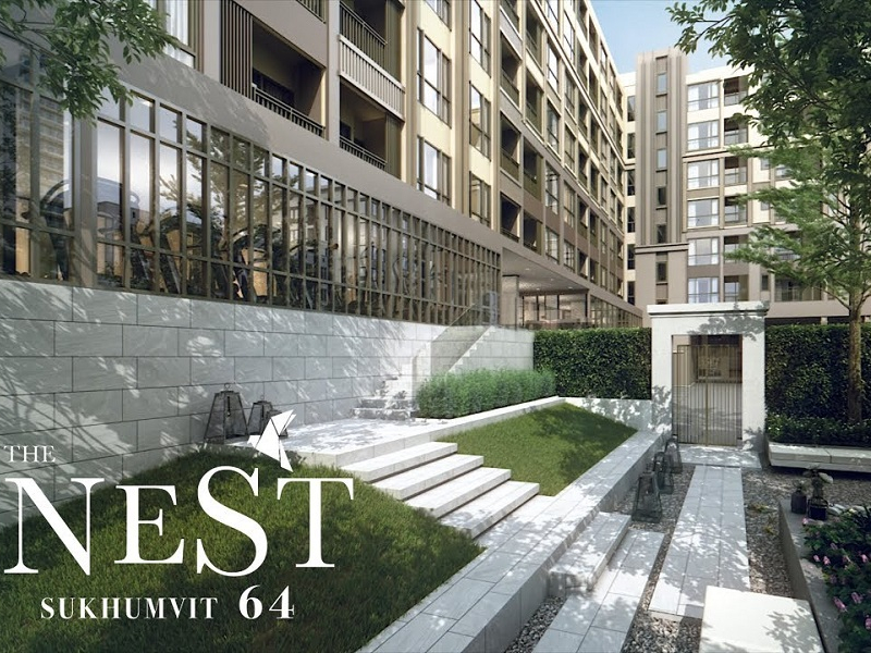 The Nest Sukhumvit 64 by The Nest Property. 600 metres from Punnawithi and Udom Suk BTS Station. This is a low-rise, low-density development. This area is a popular residential area for the locals.