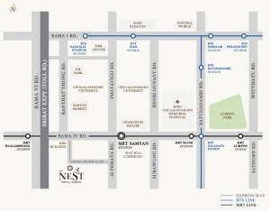 The Nest Chula-Samyan is a freehold condominium developed by The Nest Property. It is located close to Samyan MRT and Chulalongkorn University.