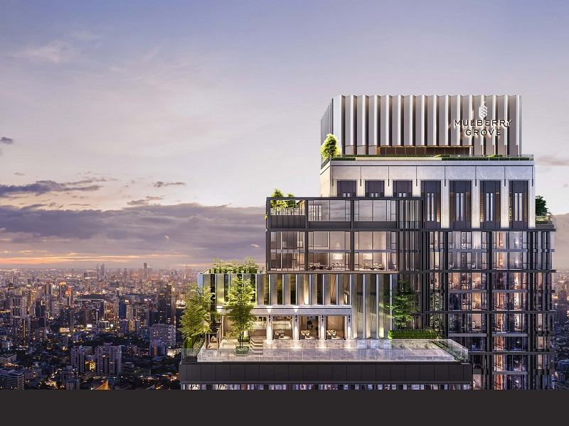 Mulberry Grove Sukhumvit is a freehold development by MQDC. It is located along the main Sukhumvit Road and is a 5 minute walk to Ekkamai BTS Station.