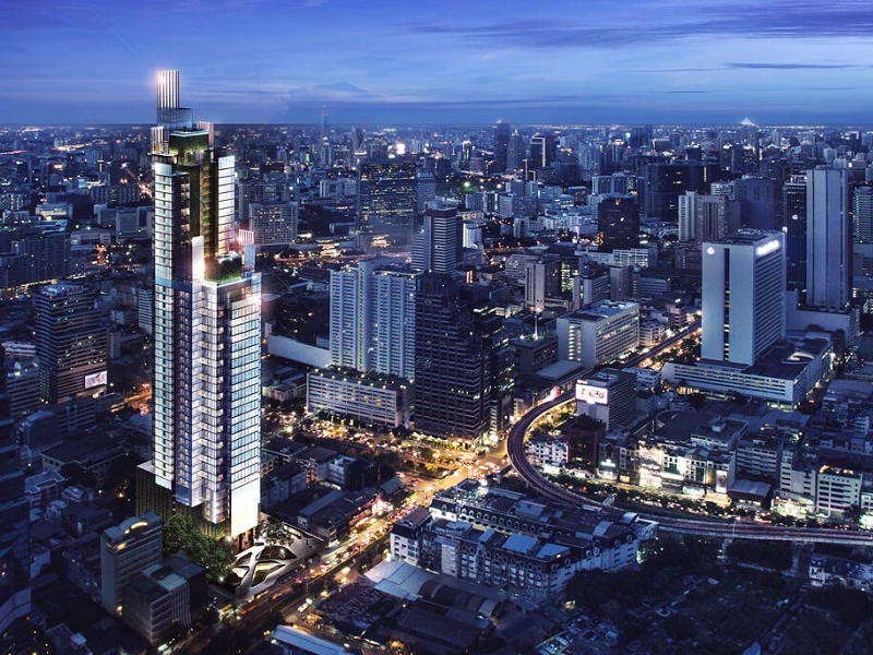 Ashton Silom by Ananda Development. Located along Silom Road. Close to Chong Nonsi BTS and Sala Daeng BTS. Right in the heart of Bangkok's CBD.