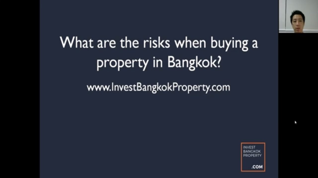 Buying a property in Bangkok does come with certain risks attached to it. In this video, we will discuss the various risks associated with investing in Bangkok properties. Buyers should be aware of the risks before they commit to a property in Bangkok.