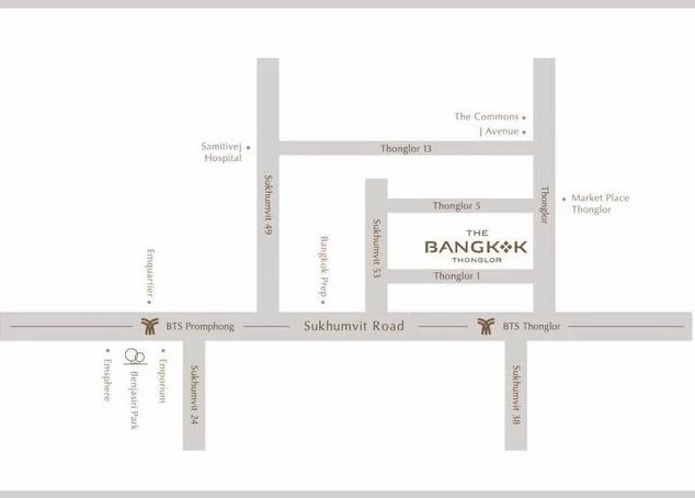 The Bangkok Thonglor by Land and Houses. Located near Thonglor BTS. The Bangkok Thonglor is a luxury grade property by Land and Houses.