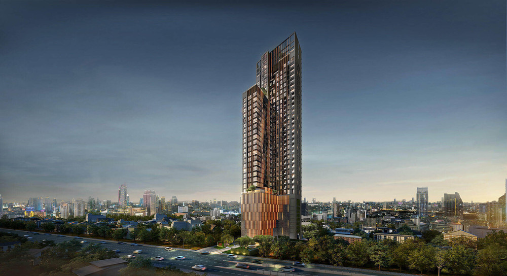 The LINE Ratchathewi by Sansiri. 250 metres from Ratchathewi BTS. 10 minutes walk to Siam Discovery and Siam Centre. The LINE series condominiums is Sansiri's premium investment grade condominiums.