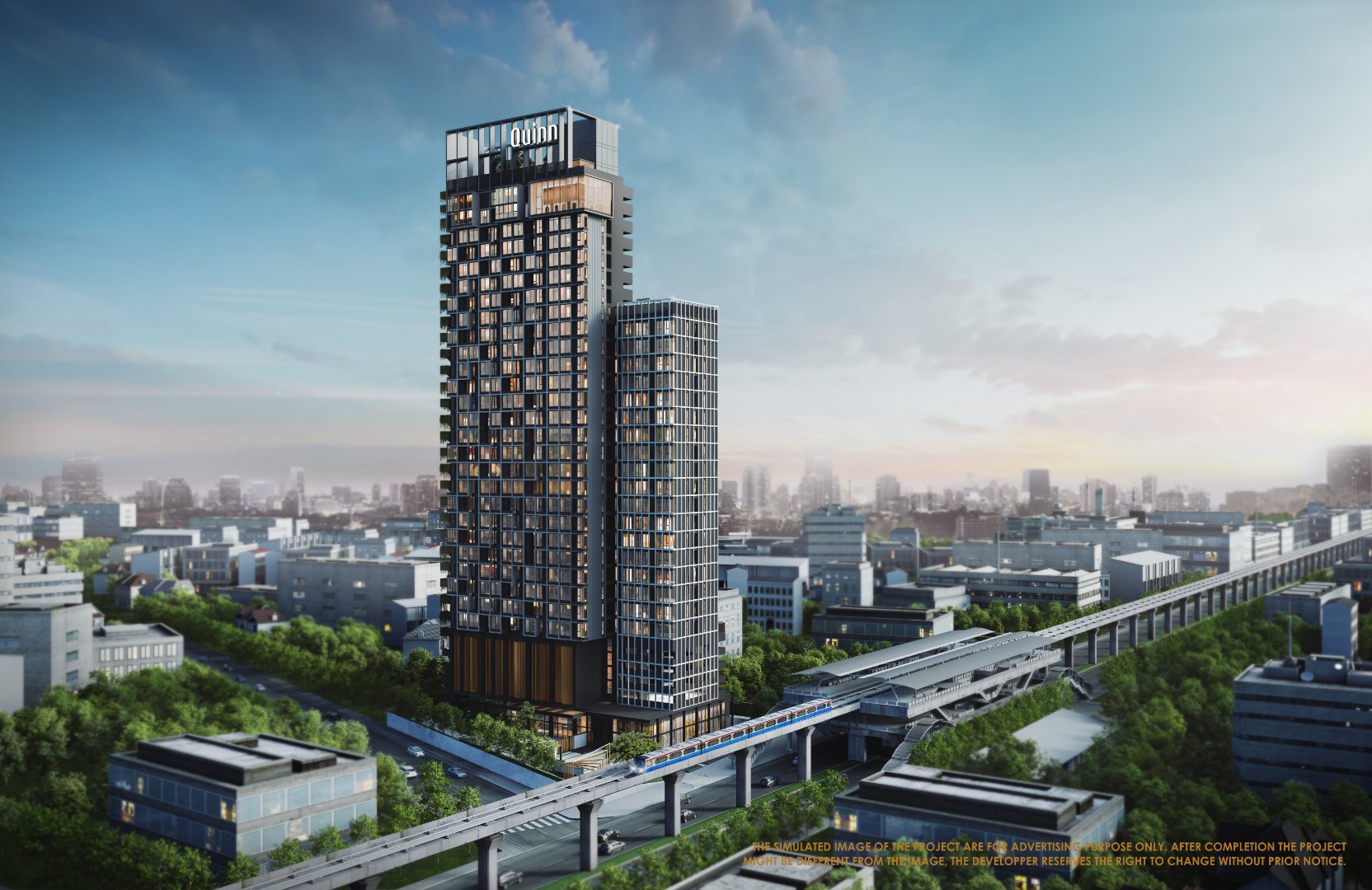 Quinn Sukhumvit 101 by MBK Real Estate. Next to Punnawithi BTS. MBK Real Estate, an associate company of MBK, better known for the shopping malls, is the developer for this new condo launch in Bangkok.