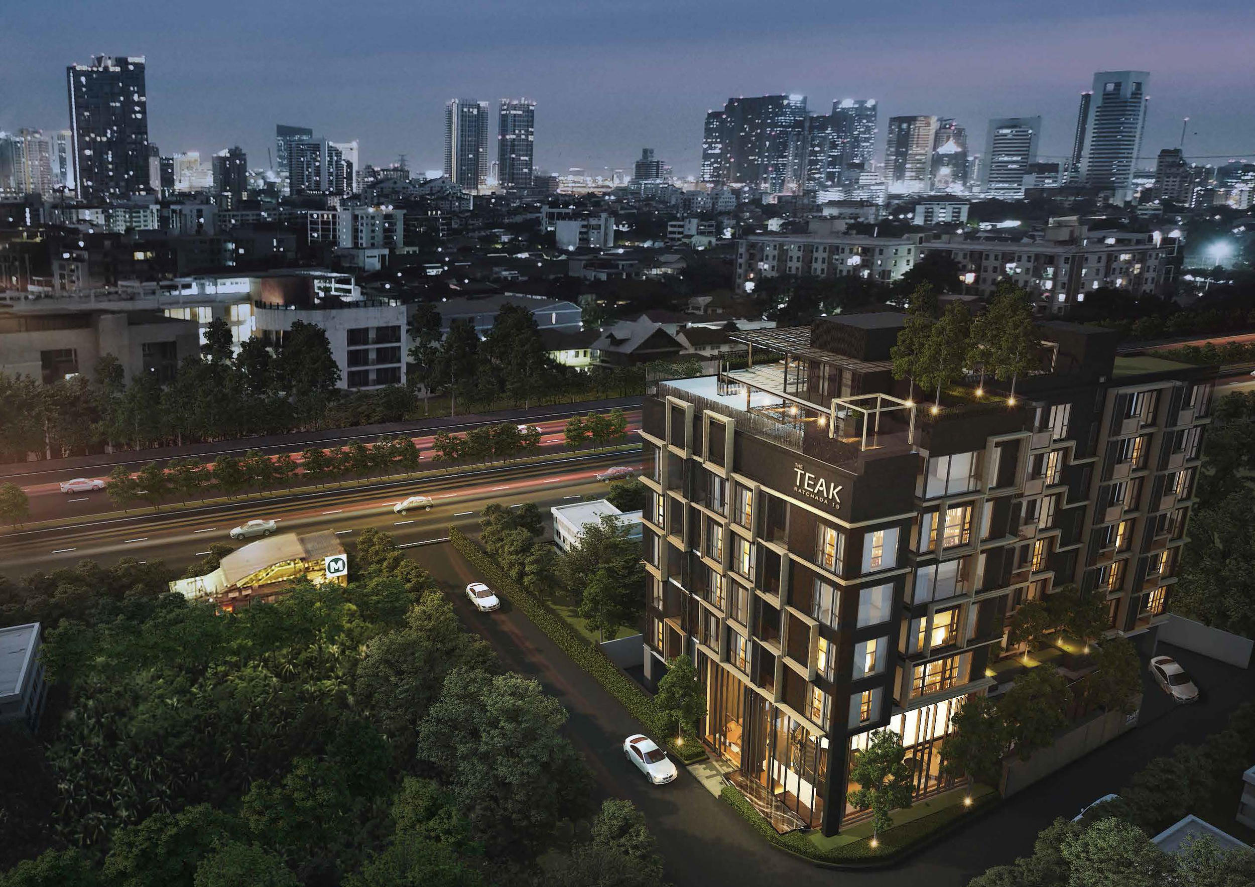 The Teak Ratchada 19 by The Teak Development. Next to Ratchada MRT. The Teak Ratchada 19 is a freehold condominium that will be completed in end 2021.