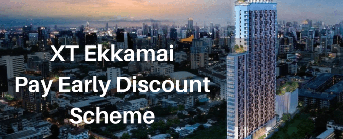 XT ekkamai sansiri pay early discount scheme
