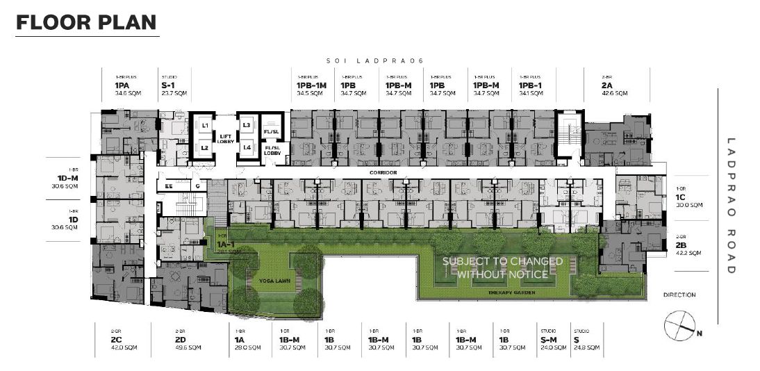 Metris District Ladprao floor plan