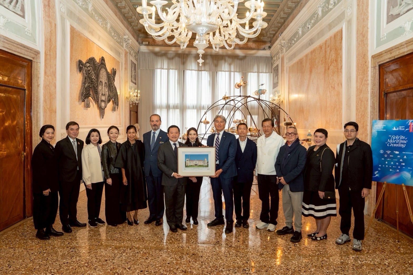 Bangkok Art Biennale representatives at Venice showcase