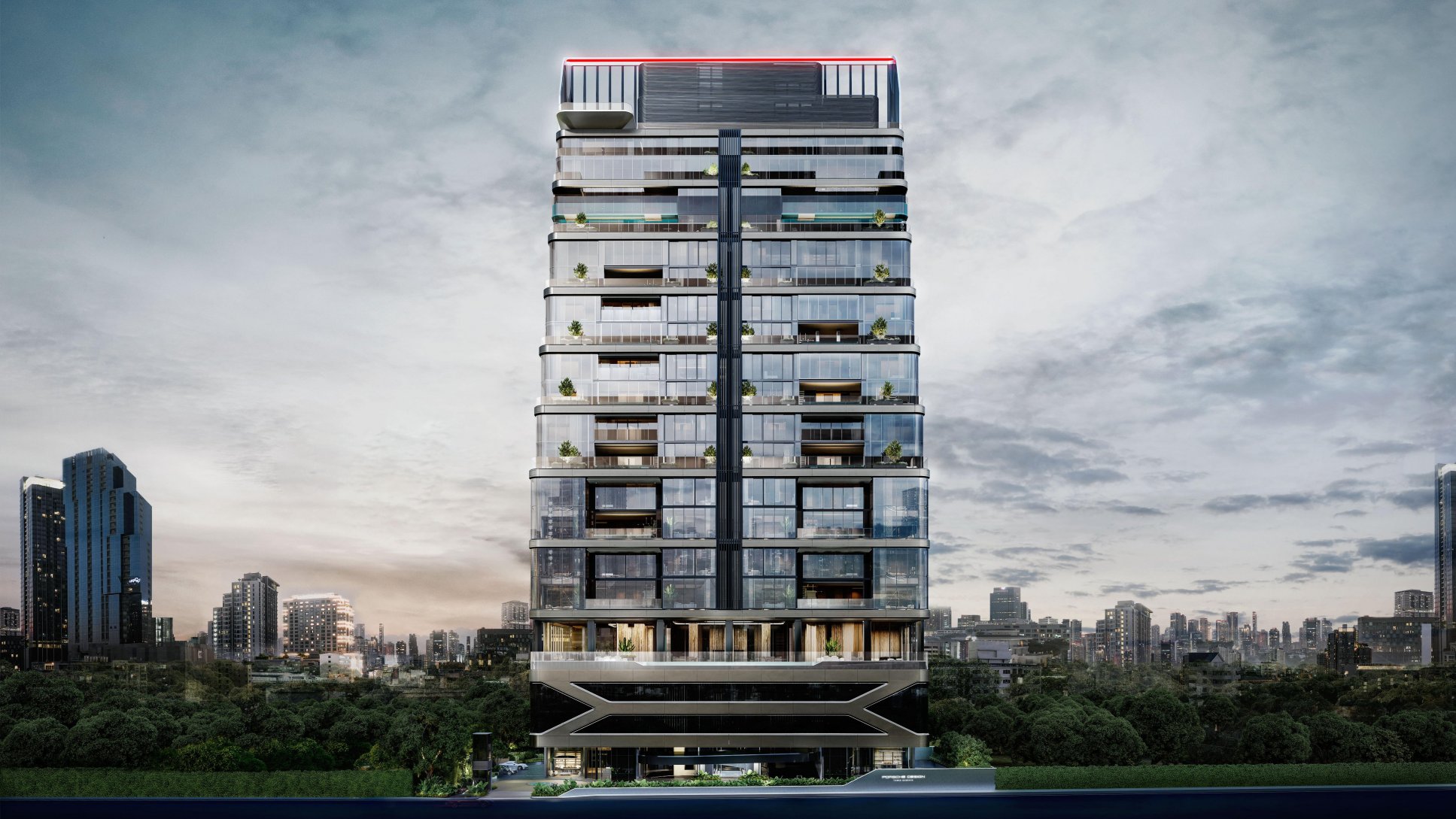 Porsche Design Tower Bangkok image for branded residence investor checks
