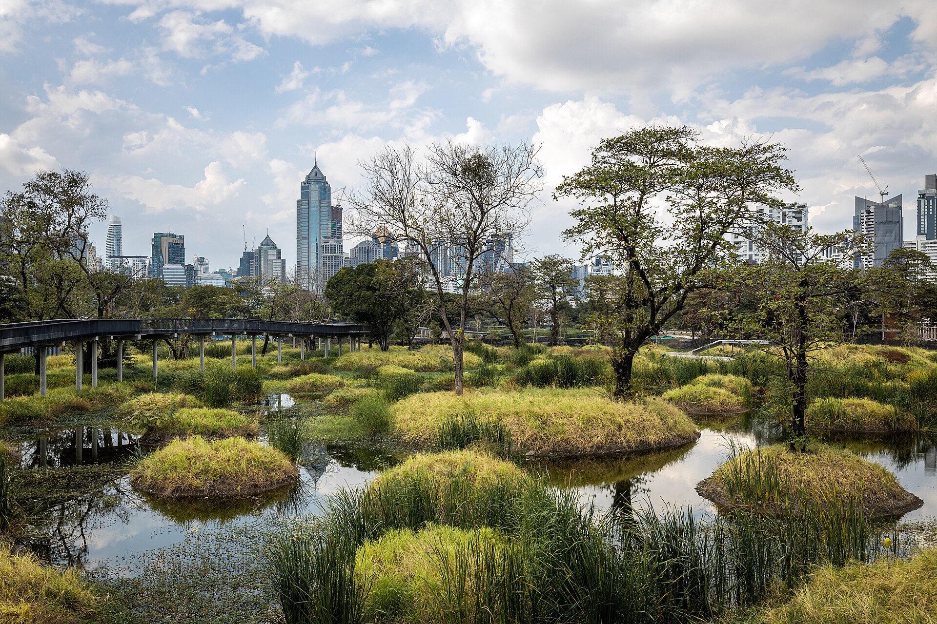 Benjakitti Forest Park gives central Bangkok residents a major green space close to Asok, Rama IV and Queen Sirikit MRT.