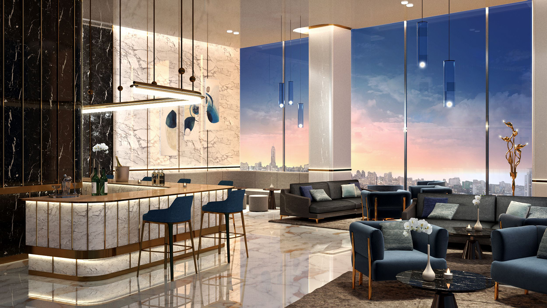 Cassia Residences Rama 9 Bangkok leisure facility rendering