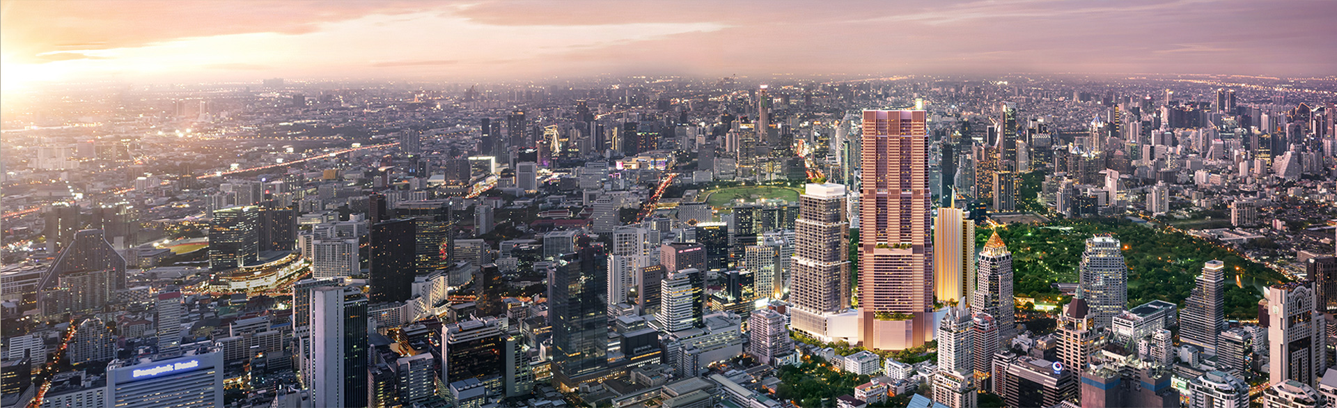 The Residences at Dusit Central Park official exterior visual