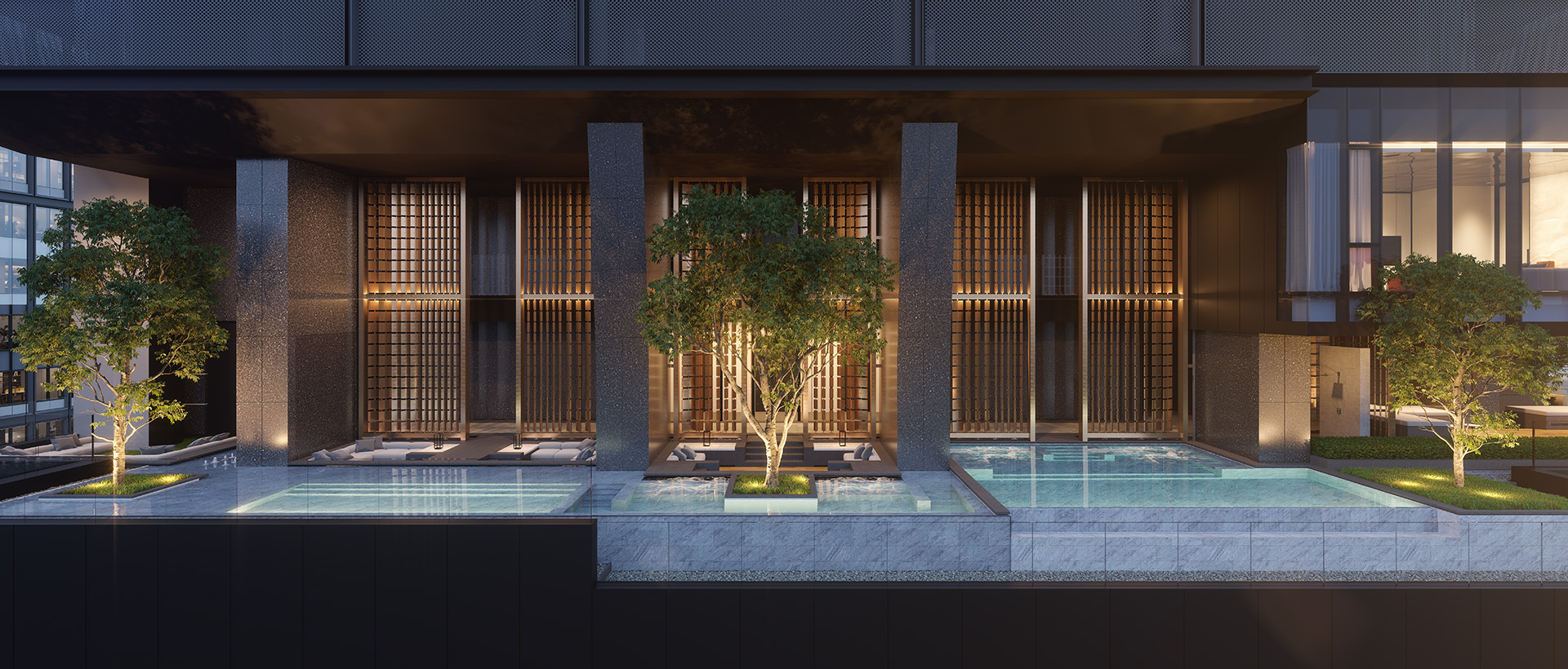 EI8HTEEN SEVEN Wireless swimming pool and jacuzzi official project image