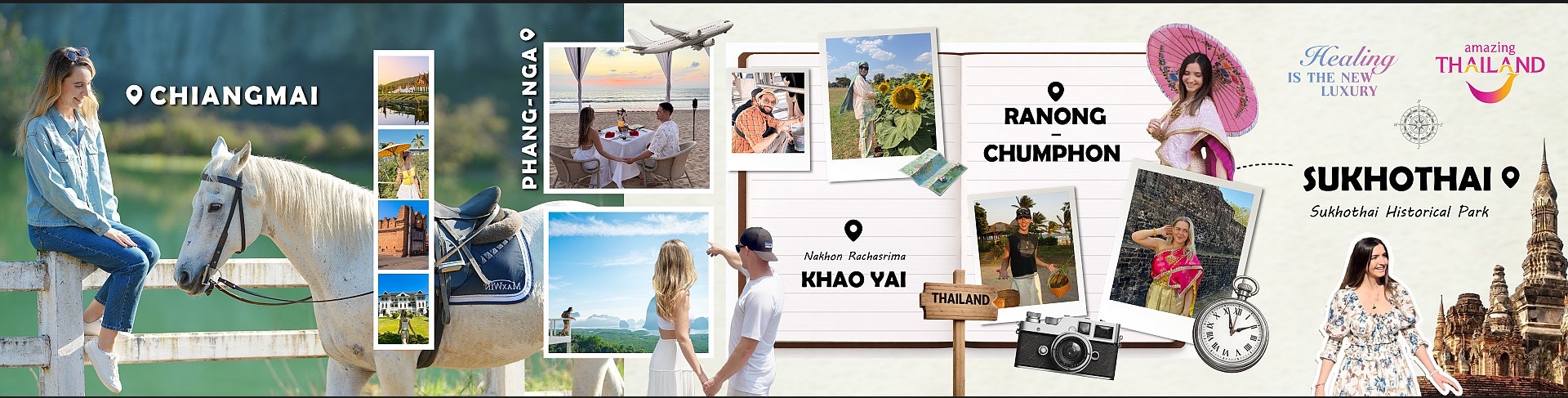 Healing Journey Thailand campaign visual by Tourism Authority of Thailand