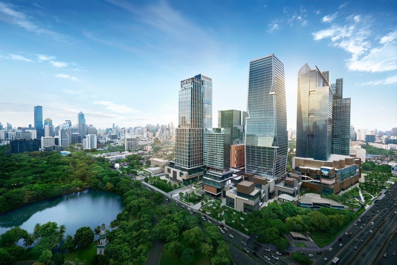One Bangkok mixed-use district in central Bangkok
