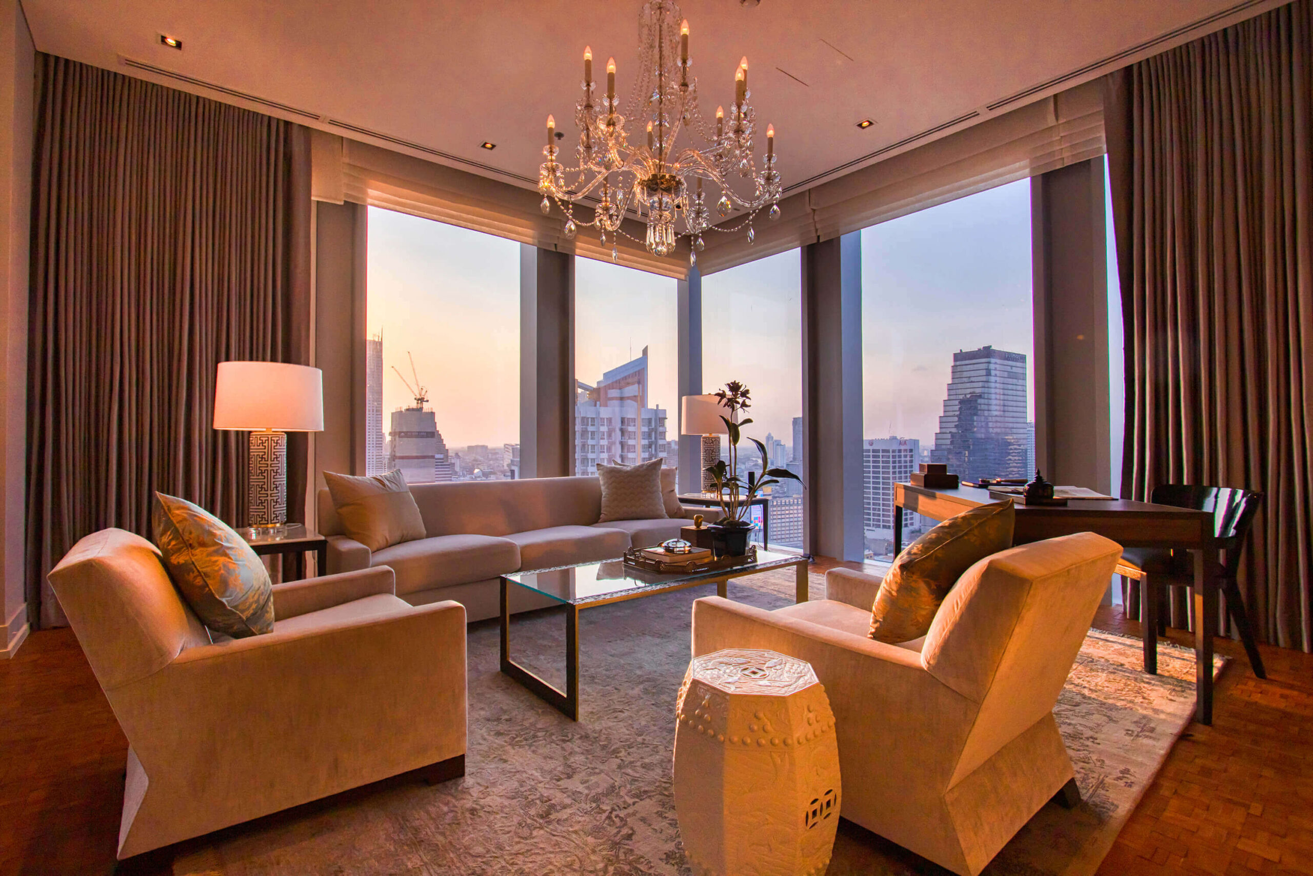 Ritz-Carlton Residences Bangkok official residence living room image