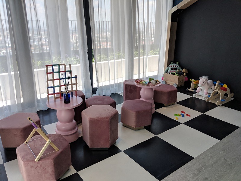 Children's play room in a Bangkok condominium
