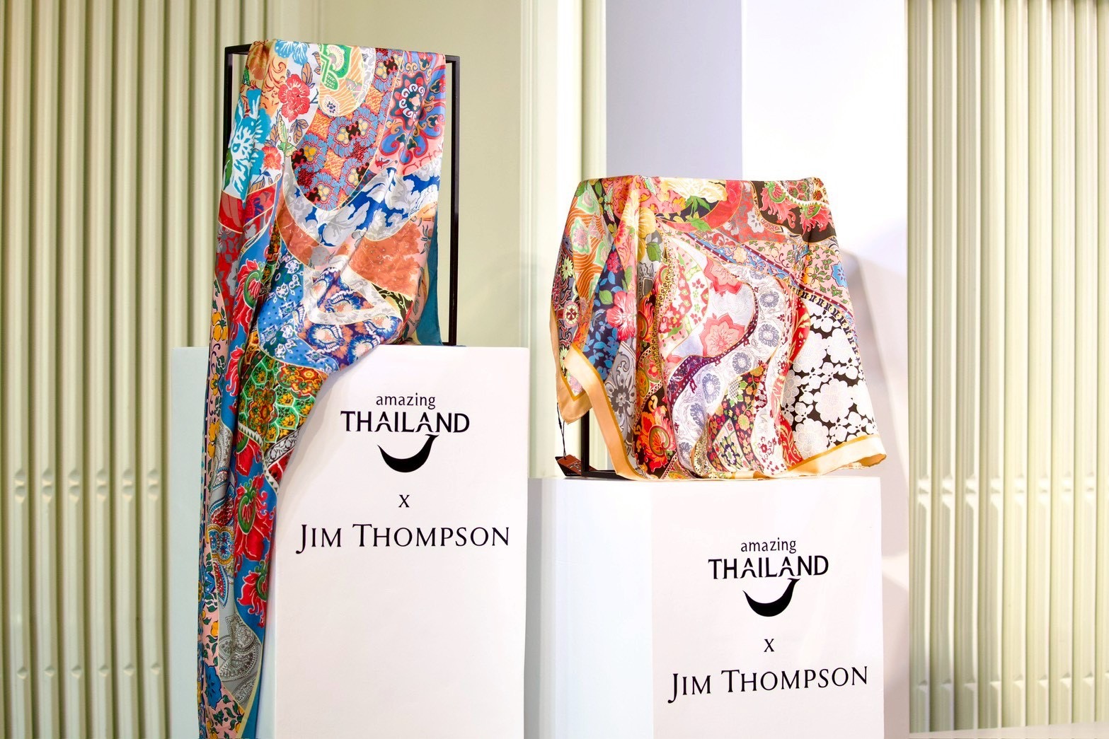 Thai silk pieces from the Amazing Thailand x Jim Thompson collection