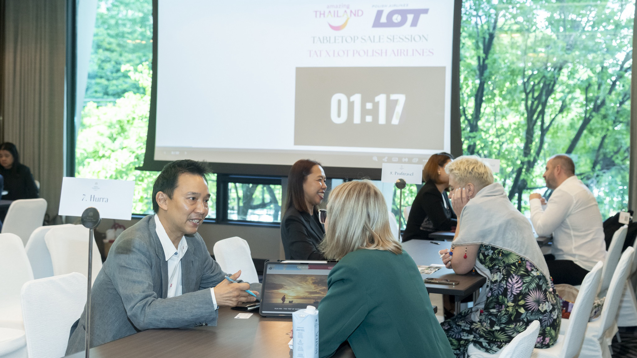 TAT x LOT Polish Airlines official session image in Bangkok