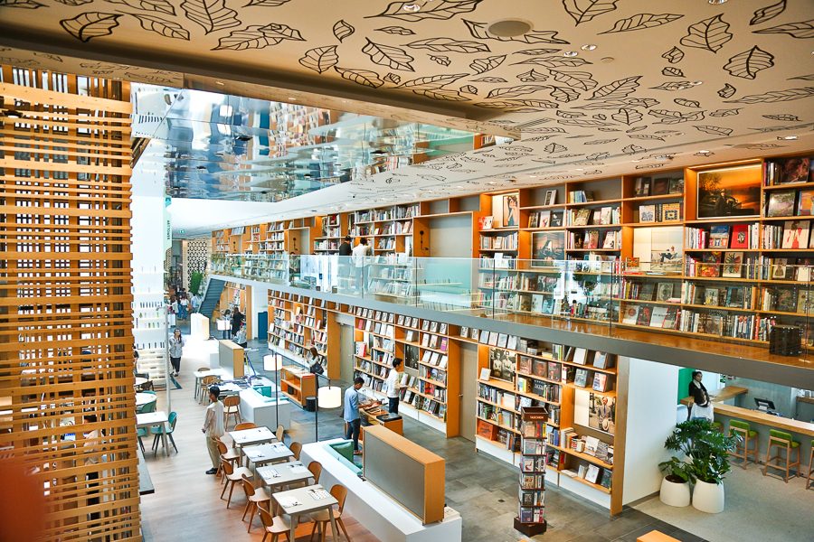 Open House bookshop and reading space at Central Embassy Bangkok