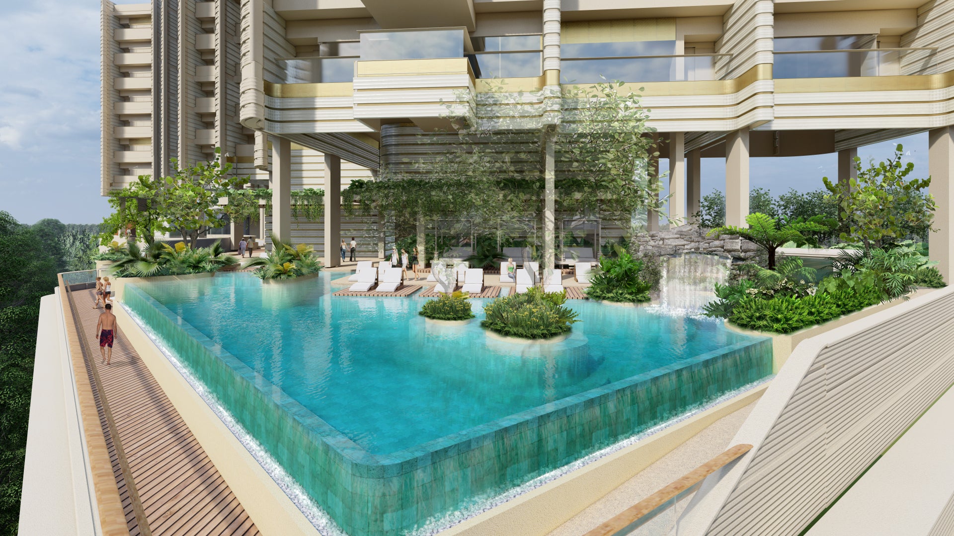 Official pool image from Six Senses Residences The Forestias