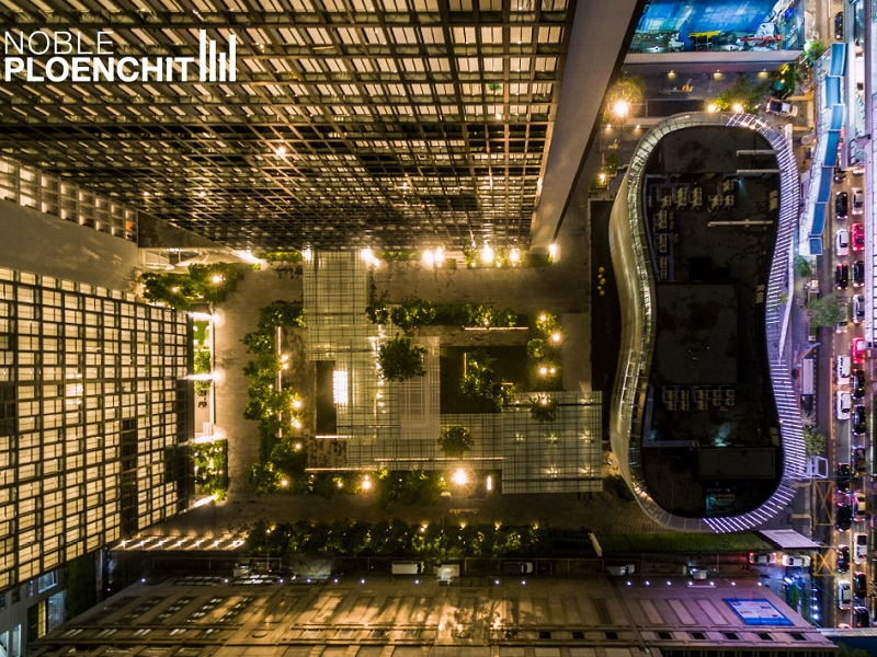 High-rise residential building near Ploenchit in Bangkok