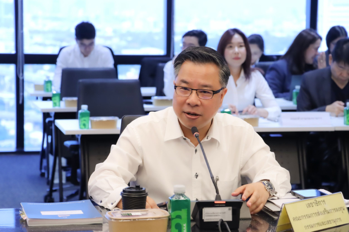 Thailand investment officials and business representatives at an official BOI meeting