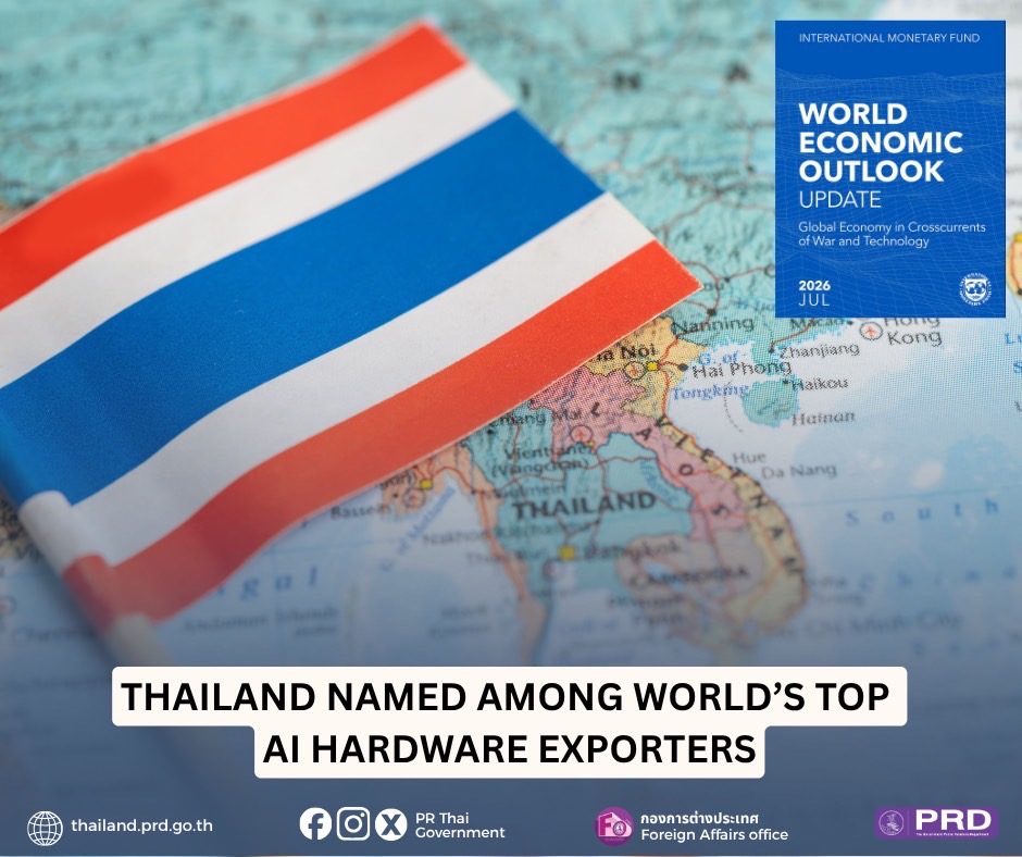 Official Thailand government graphic on AI hardware exports