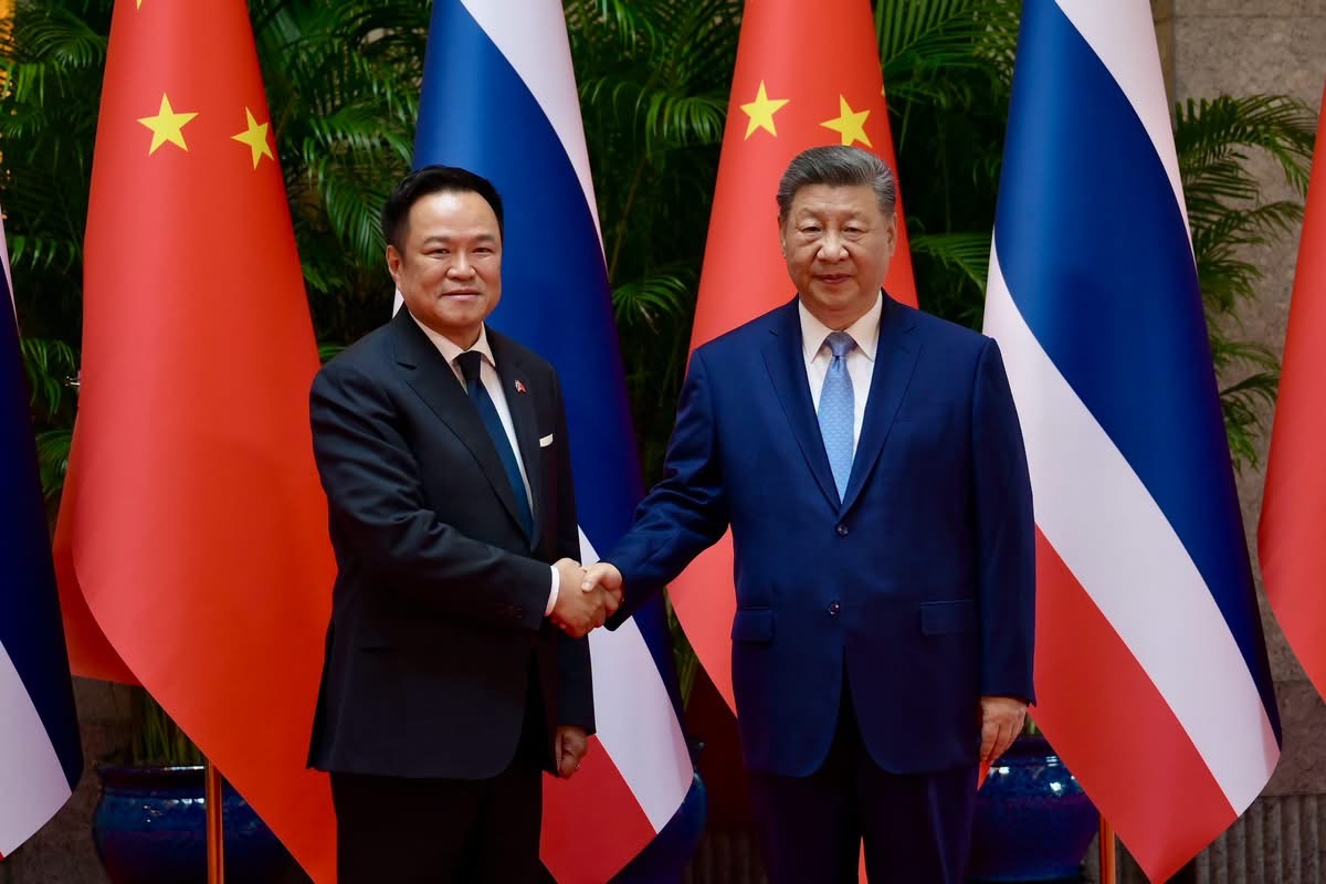 Thai Prime Minister meets Chinese President Xi Jinping during the July 2026 visit